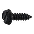 Midwest Fastener Sheet Metal Screw, #10 x 3/4 in, Black Oxide Steel Hex Head Slotted Drive, 15 PK 39573